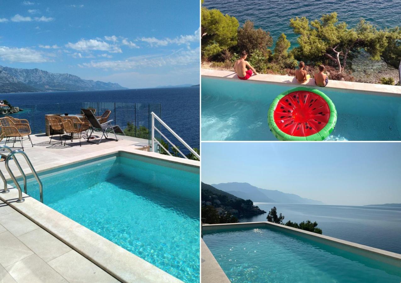 Beachfront Holiday Home - Private Heated Pool Mimice Ngoại thất bức ảnh